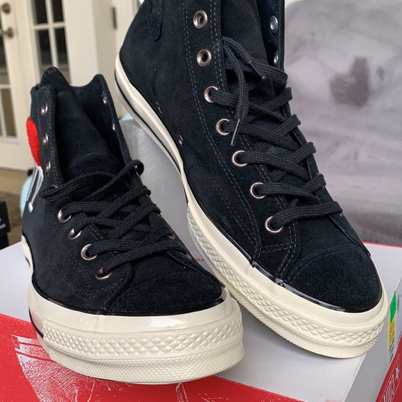 CONVERSE CTAS 70 HI I LOVE NY Black/Egret/Red MENS - Picture 11 of 16